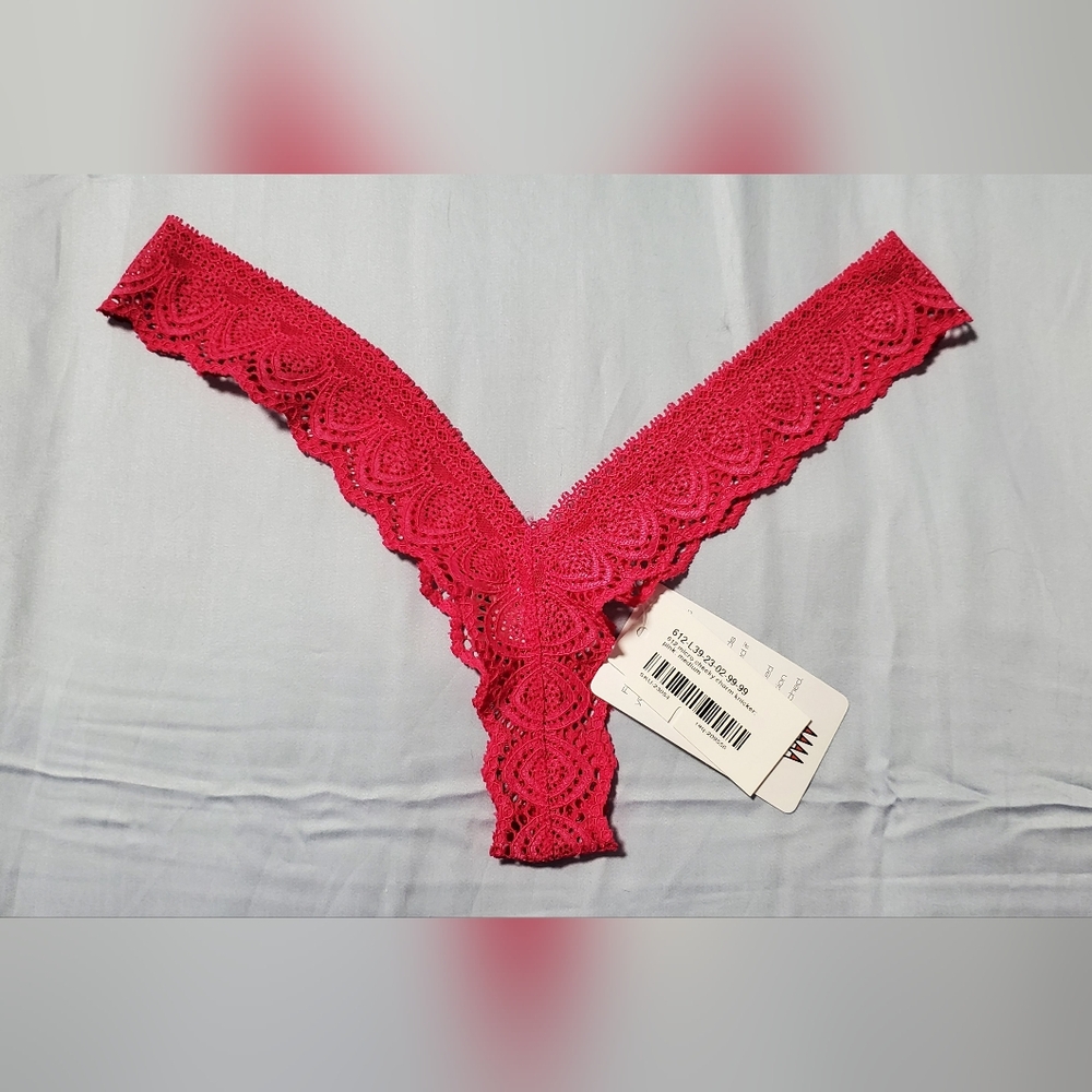 Rare Wicked Weasel 612 Micro Cheeky Charm Knickers in Pink